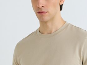 Базовая футболка, Бежевый