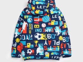 Куртка текстильная с полиуретановым покрытием для мальчиков