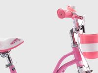 Детский велосипед Royal Baby Little Swan 18, год 2022, цвет Розовый