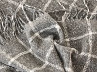 Плед Quadrato grande, серый