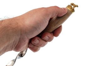 Набор из 6-ти шампуров Зверь, латунь