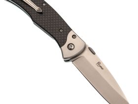 Складной нож Prime D2 Satin, Carbon, Kizlyar Supreme