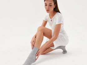 Носки Джаз, черные/серые