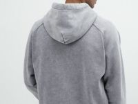 Толстовка на молнии с капюшоном, Серый