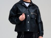 Куртка кожаная для девочек