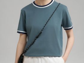 Футболка прямого кроя из джерси