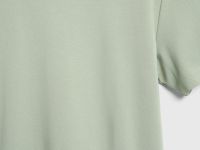 Футболка из гладкого хлопка, Зеленый