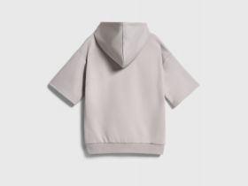 Худи с коротким рукавом для мальчиков, Серый