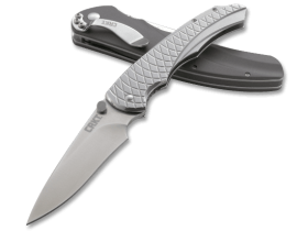 Полуавтоматический складной нож Cobia, CRKT 7040, сталь 1. 4116 (X50CrMoV 15), рукоять нержавеющая сталь