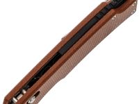 Складной нож SRM Retreiver 9203-MN2, сталь 140Cr, рукоять коричневая микарта