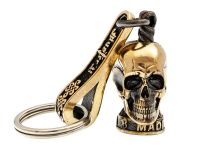 Брелок Череп, бронза