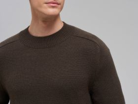 Джемпер прямого силуэта с добавлением шерсти