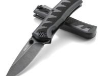 Полуавтоматический складной нож Ruger® Knives Crack-Shot™ Compact, Ken Steigerwalt Design, лезвие Blackwashed Plain 8Cr13MOV, рукоять термопластик/резина