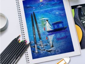 Набор карандашей цветных ACMELIAE "Blackwood Artmate" 12 цв, в картонном футляре