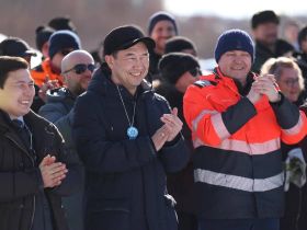 Айсен Николаев принял участие в открытии двух мостов в Томпонском районе