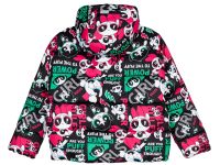 Куртка текстильная с полиуретановым покрытием для девочек