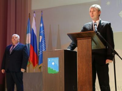 Вступление в должность главы города Удачного