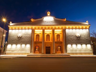 Дом, в котором в октябре 1905 года красноярская организация РСДРП и Совет рабочих и солдатских депутатов проводили общегородские митинги