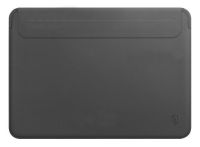 Чехол для ноутбука WIWU Skin Pro II PU Leather Sleeve для Apple MacBook Neo/Pro 13/Air 13 (серый)