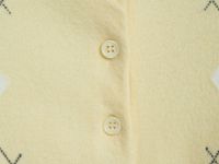 Джемпер поло с ромбами, Желтый