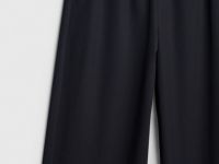 Широкие брюки с эластичным поясом, Черный