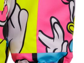 Ветровка  на флисе из мембранной ткани с принтом Disney для девочки