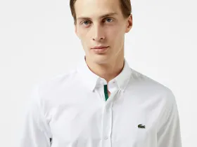 Мужская хлопковая рубашка Lacoste