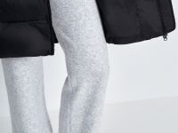 Пуховое пальто с воротником-стойкой