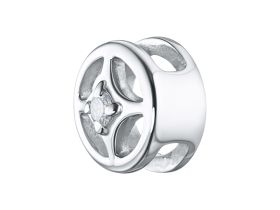 Подвеска из белого золота с бриллиантом э4701пд07210127