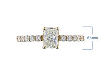 Кольцо из желтого золота э0312кц10220010_white