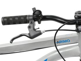 Подростковый велосипед Foxx Arimo 24 V, год 2026, цвет Серый