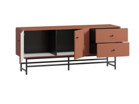 ТВ-тумба Шелби 158x67 Терракотовый