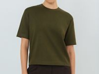 Базовый джемпер с коротким рукавом, Зеленый