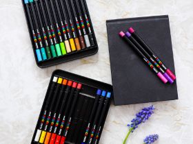 Набор восковой пастели UNI "POSCA" 24 цв