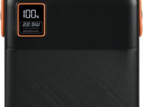 Портативное зарядное устройство TFN Porta LCD PD 80 000 мАч Чёрное