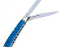 Нож складной Cold Steel Trapper, сталь 8Cr13MoV, рукоять кость, синий