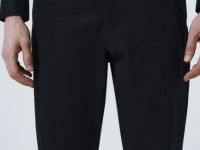 Базовые брюки-чиносы Regular, Черный