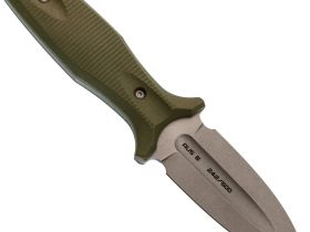 Тактический нож N.C.Custom Grave 2.0, сталь AUS-8, рукоять Elastron olive