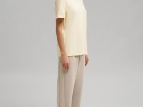 Футболка свободного кроя из джерси