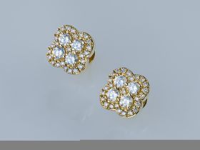 Пусеты из желтого золота э0312пс08190590_white