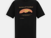 Футболка из хлопка с принтом