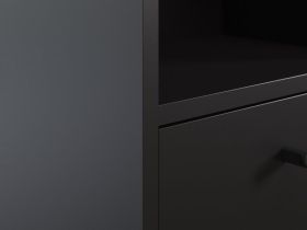 Стеллаж Сайрис 35x202 Черный