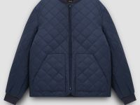 Утепленная стеганая куртка-бомбер