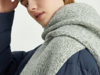 Шарф с добавлением шерсти