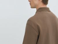 Поло свободного силуэта, Серый