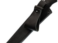 Охотничий нож Соболь, сталь Х12МФ, рукоять эластрон, черный
