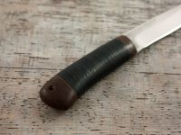 Нож разделочный "Шашлычный-мал." кожа, 95х18