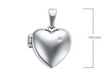 Подвеска из серебра с бриллиантом э0601пд11186200