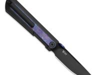 Складной нож Kizer Quoll, сталь S45VN, рукоять Titanium&Titanium Damascus