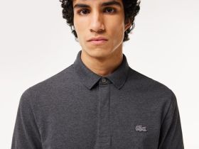 Мужское поло Lacoste PARIS стандартного кроя